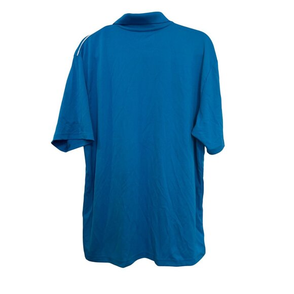 Ben Hogan Golf Polo Shirt Men XL Performance Polyester Blue Striped Short Sleeve - Picture 5 of 6